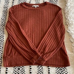 Terracotta Long Sleeve Blouse